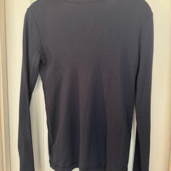 NWOT, Gap The Bowery Long Sleeve Crewneck T-Shirt, Navy Blue, Size M - Picture 10 of 15